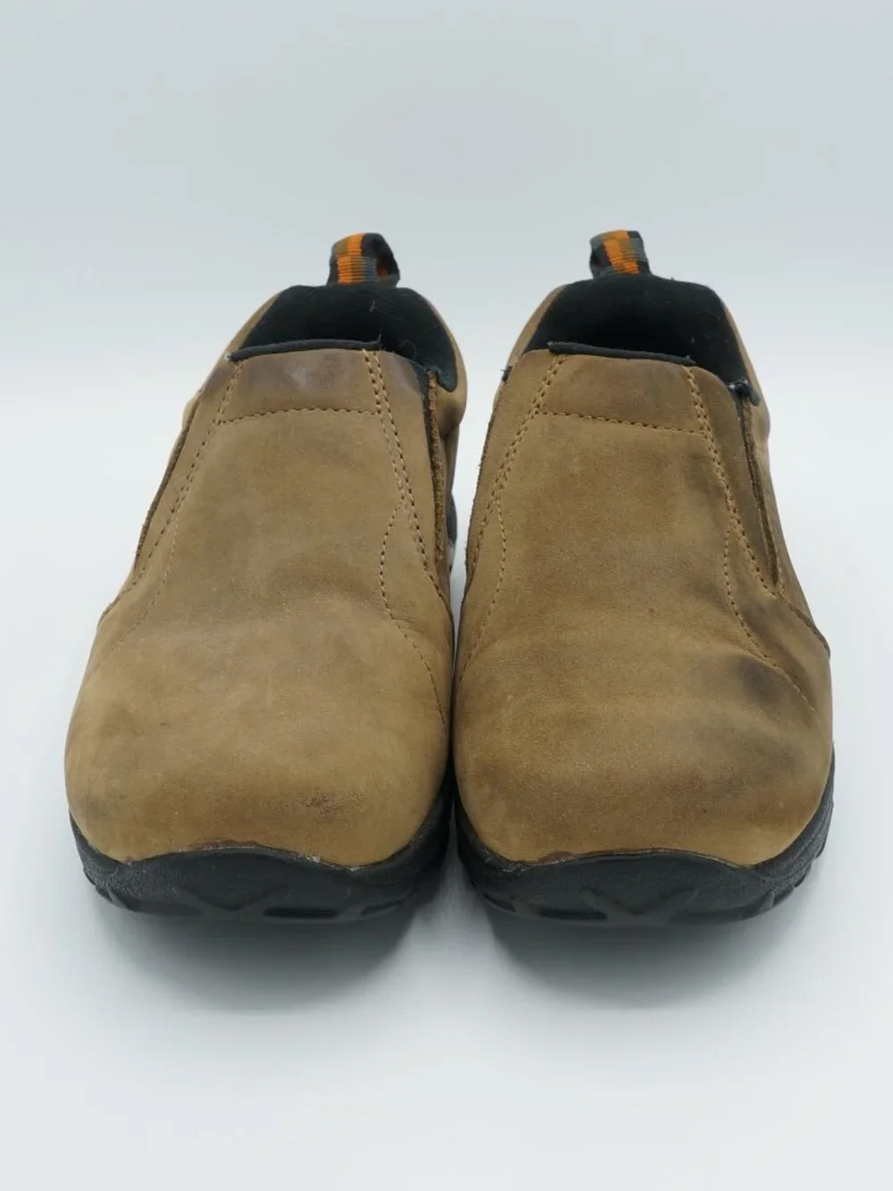 Merrell Jungle Moc Kids Size 4 Brown Suede Slip-On Shoes J95625